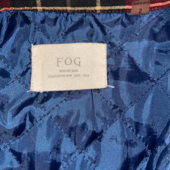 Fear of God (FOG) collection one (2015-2016) red plaid shacket in size Small - Picture 7 of 8